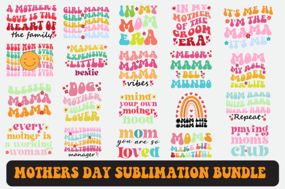 Download Mothers Day Svg Sublimation Bundle - Mother Collection