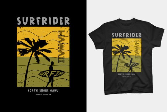 Download T Shirt Design - California Surfing - Shirt design Collection