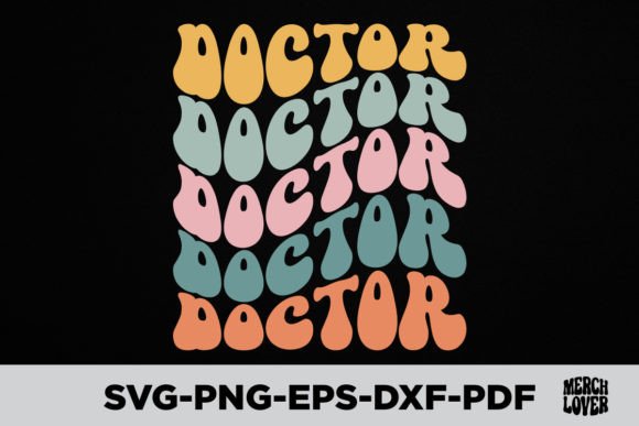 Download Groovy Retro Wavy Doctor T-Shirt Design - Shirt design Collection