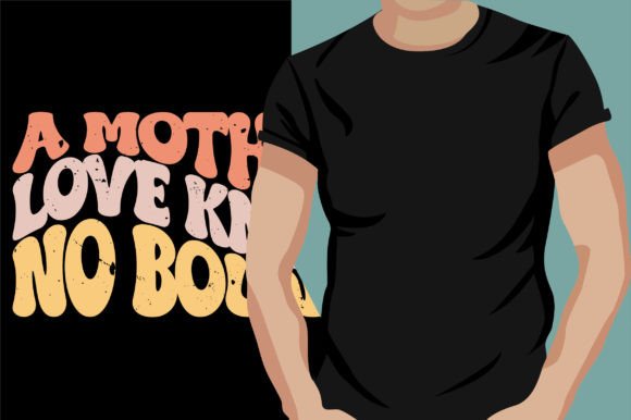 Download Mothers Day Retro Wavy T Shirt Design - Shirt design Collection