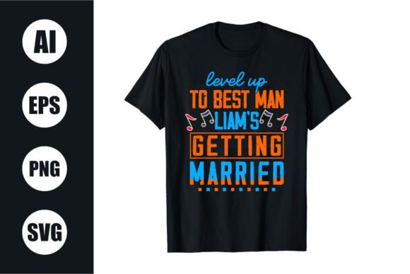 Download Bachelor Party Retro Wavy T Shirt Design - Shirt design Collection