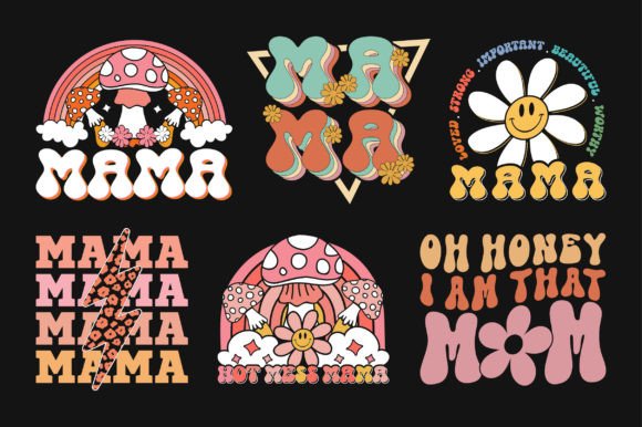 Download Mom Mama Mother's Day Sublimation Bundle - Mother Collection