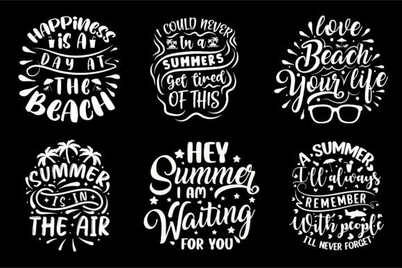 Download Summer Typography T-shirt Design Bundle - Shirt design Collection