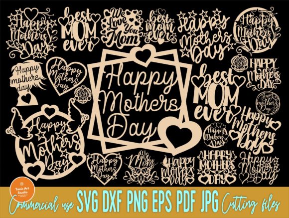 Download Happy Mothers Day SVG, Cake Topper Svg - Mother Collection