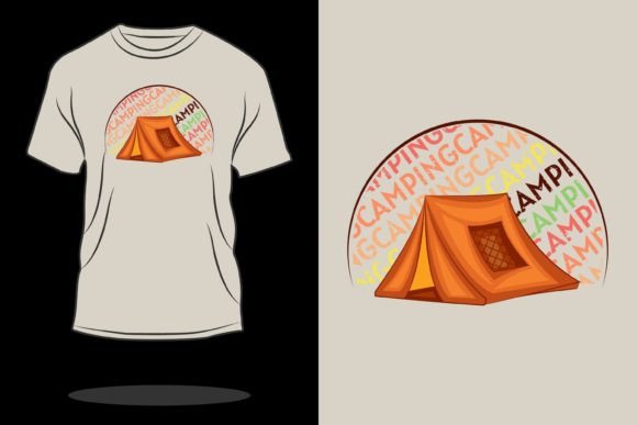Download Camping Retro Vintage T-shirt Design - Shirt design Collection