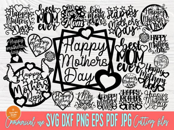 Download Happy Mothers Day SVG, Cake Topper Svg - Mother Collection