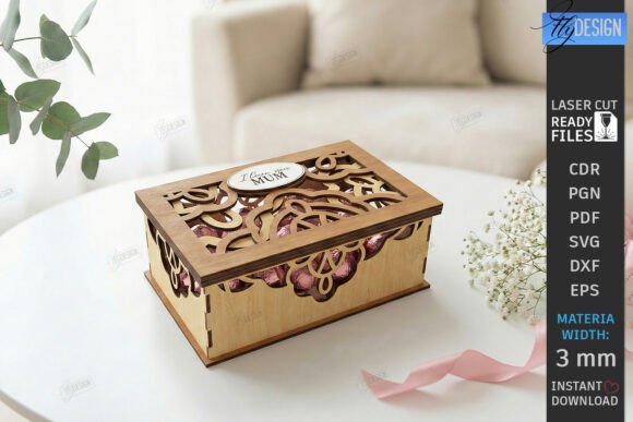 Download Mother's Day Gift Box Laser Cut | CNC - Mother Collection