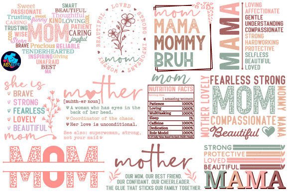 Download Mother's Day Svg Bundle - Mother Collection