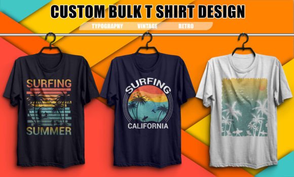 Download Surfing T-Shirt Design New Bundle - Shirt design Collection