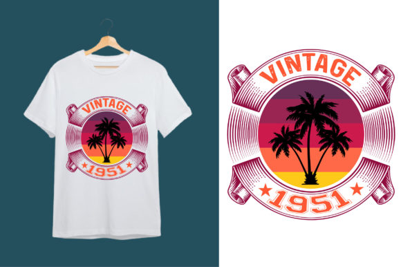 Download Vintage 1951 T-Shirt Design - Shirt design Collection