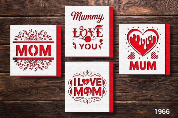 Download Mother’s Day Gift Card Svg Bundle 1966 - Mother Collection