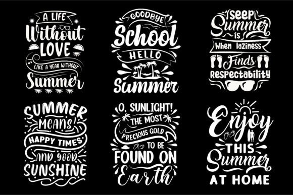 Download Summer Typography T-shirt Design Bundle - Shirt design Collection