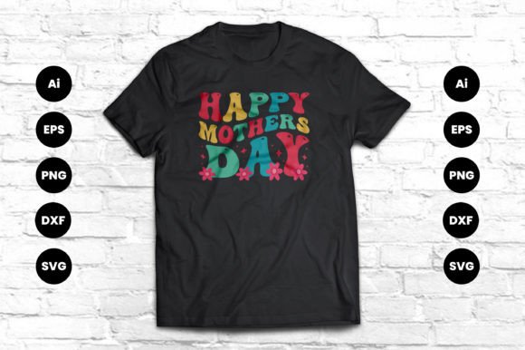 Download Happy Mothers Day Retro T-shirt Design - Shirt design Collection