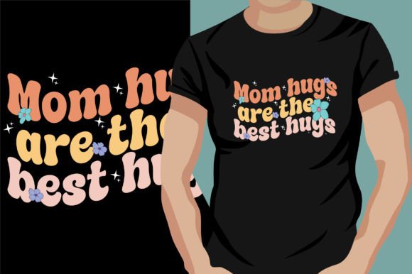 Download Mothers Day Retro Wavy T-Shirt Design - Shirt design Collection